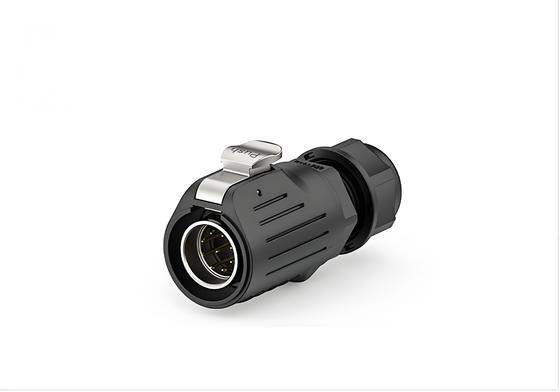 Buy LP20 Series 9-Pin IP67 Waterproof Connector 5A Flange Mount online manufacture