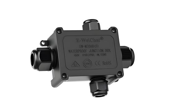 Buy Waterproof ThroughType Junction Box 1in3Out Cable Gland Enclosure for Electrical Data Connections online manufacture