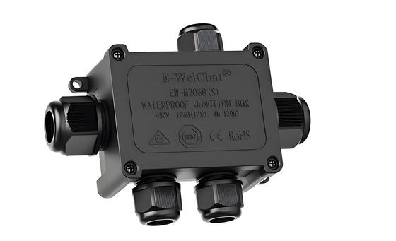 Buy Waterproof Junction Box Integrated 1in4Out Splitter Enclosure for Outdoor Wiring IP68 online manufacture