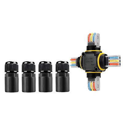 Buy Waterproof T-Tap Connector 1 Male to 2 Female Quick Connect IP68 online manufacture