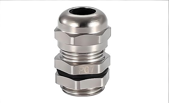 Buy PG7 IP68 Waterproof Metal Cable Gland  Nickel Plated Brass Heavy Duty online manufacture