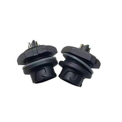 500V LED Lighting Waterproof Circular Connector M16 Rear Panel Male Plug Connector