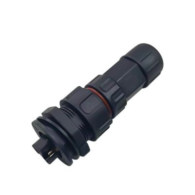M25 Waterproof Circular Connector IP68 Rated 32A High Current 3-Core for Photovoltaic Micro Inverter