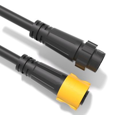 Self Locking IP67 Waterproof Male Female Connector 2-8 Core PA66 Nylon for Breeding Farm Equipment