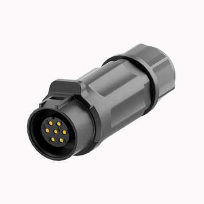 LP12 Waterproof Power Connector with IP68 Rating, PA66 Nylon Material, and 500V Voltage for Secure Electrical Connections