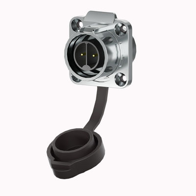 3 Pin IP68 Waterproof Power Connector with Push Locking and PA66 Nylon for Outdoor LED Lights