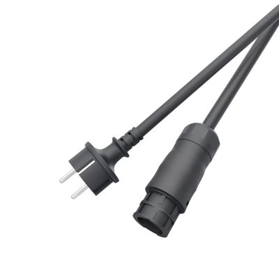 IP44 Plug Panel Mount Power Connector Waterproof Wire To BC01 Three Core Connector