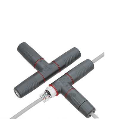RJ45 T-Type IP67 Waterproof Signal Connector with 125V Voltage and 1000MHz Transmission Speed for 5G Communication
