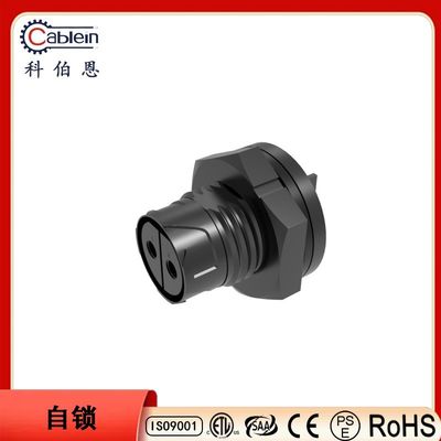 IP67 Panel Mount Waterproof Connector Female Pin Threaded Welded 3 4 Core Socket