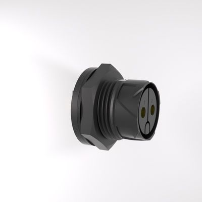 Self Locking 400V Waterproof Panel Connector P20-2/3 Core Front Mounted Female Pin