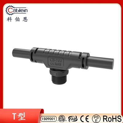 M16 Rubber Coated T Tee LED Waterproof Connector 15A Street Lamp Module Court Light