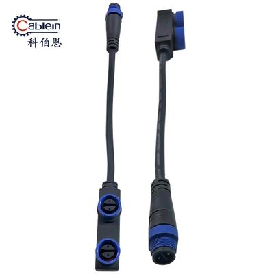 4 Pin IP68 Waterproof LED Connectors 500V Cable Jacket OD 6 - 14mm