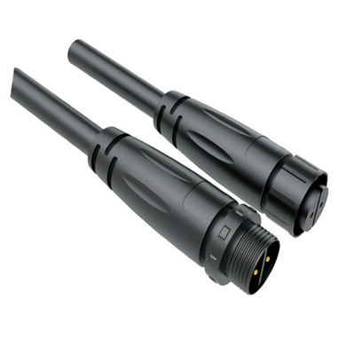 Self-Locking Waterproof Male Female Connector with 3KV Insulation Voltage and IP67 Rating in PA66 Plastic