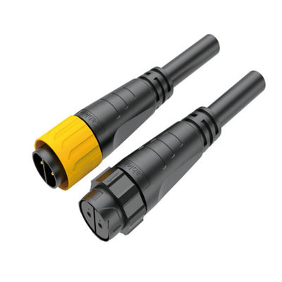 IP67 Waterproof Male Female Electrical Connector with 25A Max Current and Screw-less Type for Secure Connections
