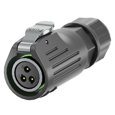 250V Operating Voltage IP68 Waterproof Cable Connector with 32A Max Current Rating for Secure Electrical Connections