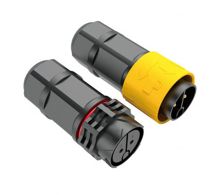 Soldering / Screw Fitting Data Connector Waterproof IP68 With 40A High Current Capacity