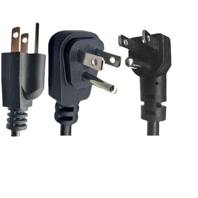 UL Certified Power Plug with 4.8mm Pin Diameter and Stranded Copper Conductor for Reliable AC Power Cord Connection