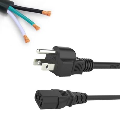 2 Pin Female Male AC Power Socket Connector For Power Cord Connection