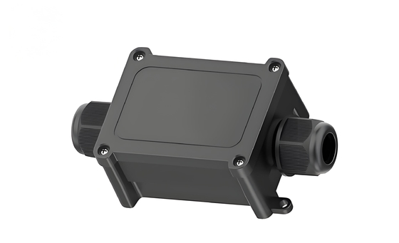 Waterproof Junction Box, 1-in 1-out IP68 with Cable Glands