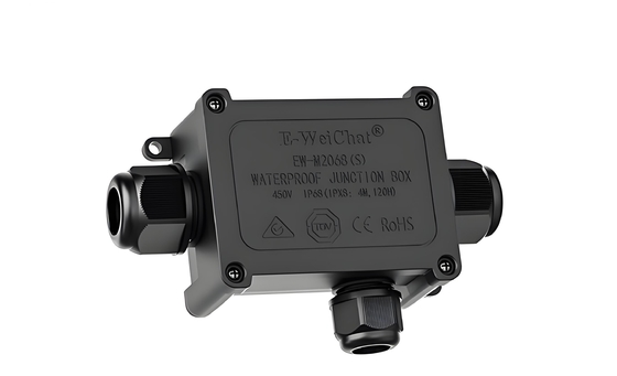 Waterproof Through-Type Junction Box - 1 In 2 Out Cable Gland Connector