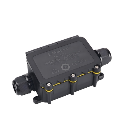Waterproof Cable Junction Box IP68 Rated 1-In 1-Out Combination Style