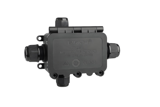Waterproof Splitting Junction Box 1 Input 3 Outputs Integrated IP68