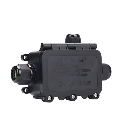 Waterproof Electrical Junction Box IP68 1In2Out Outdoor Cable Connector Through-Type
