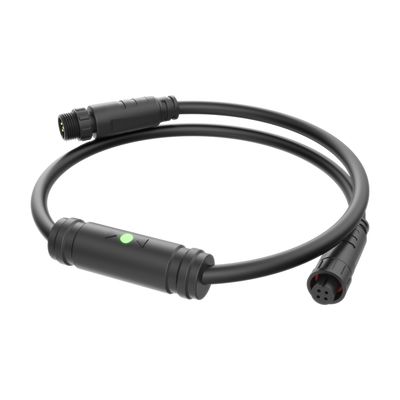 UL94 V-0 Waterproof Electrical Connector with LED Indicator and Operating Temperature -40°C to 105°C