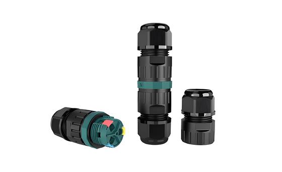 P20 3-Pin Power Connector with 16A 450V Push-Wire Waterproof Circular Connector